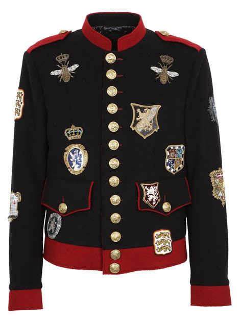 dolce gabbana military jacket|dolce and gabbana jacket prices.